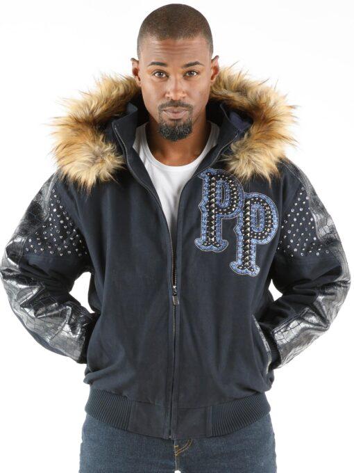 Pelle Pelle King Of Thrones Blue Jacket - Pelle Pelle Jackets