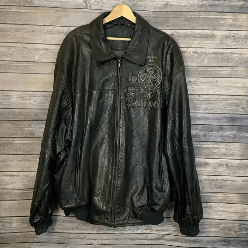 Pelle-Pelle-Black-Leather-Marc-Buchanan-Jacket