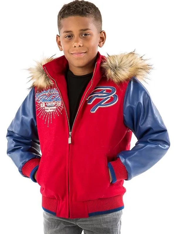 Pelle Pelle Kid’s Limited Edition Blue & Red Jacket