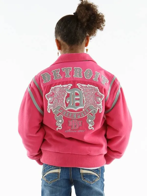 Pelle Pelle Kids Pink Detroit 1978 Jacket