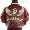 Pelle Pelle Mens Barcelona Varsity Leather Jacket