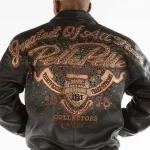 Pelle Pelle Mens Greatest of All Time Black Leather Jacket