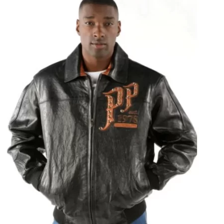 Pelle Pelle Men's Pioneer Black Leather Jacket