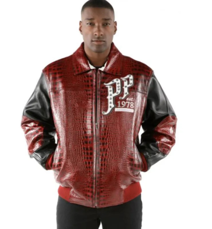 Pelle Pelle Mens Pioneer Ruby Leather Jacket