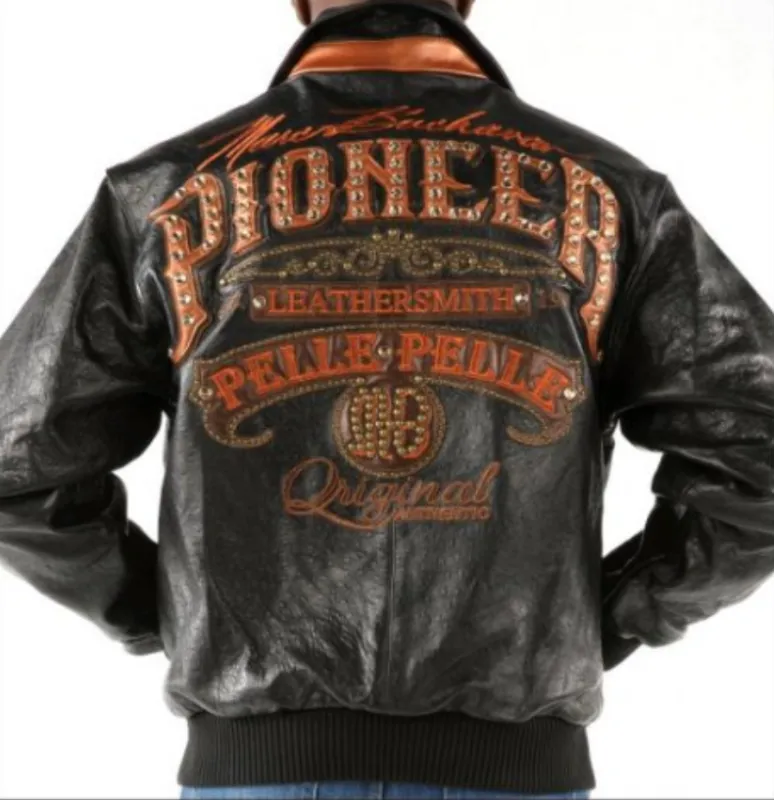 Pelle Pelle Pioneer Black Leather Jacket