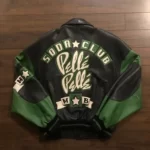 Pelle Pelle Soda Club Marc Buchanan Green Leather Jacket