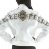 Pelle Pelle Women MB White Leather Jacket