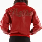 Pelle Pelle Womens Red Leather Jacket