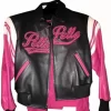Pelle Pelle Women's Pink Vintage Leather Jacket