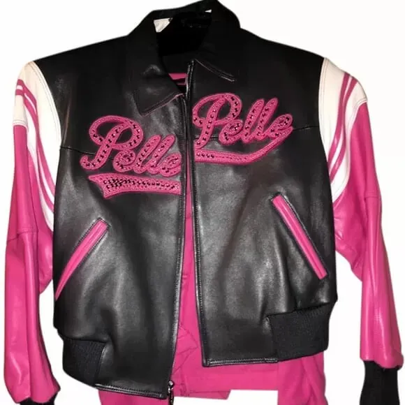 Pelle Pelle Women’s Pink Vintage Leather Jacket