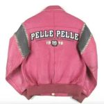 Vintage Pink Pelle Pelle Leather Jacket