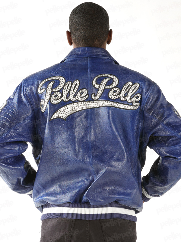 Pelle Pelle 1978 MB Blue Leather Jacket