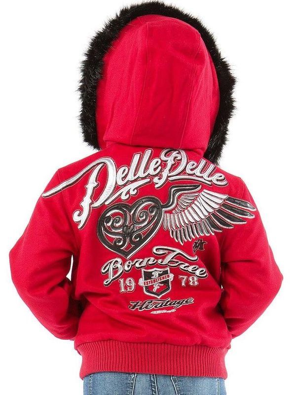 Pelle-Pelle-Kids-Born-Free-Heritage-Red-Wool-Jacket