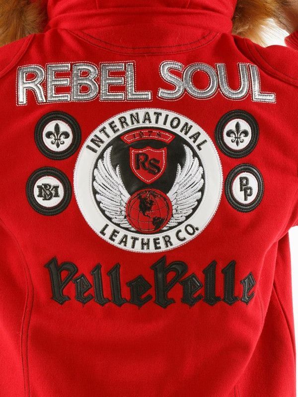 Pelle Pelle Kids Rebel Soul Red Jacket