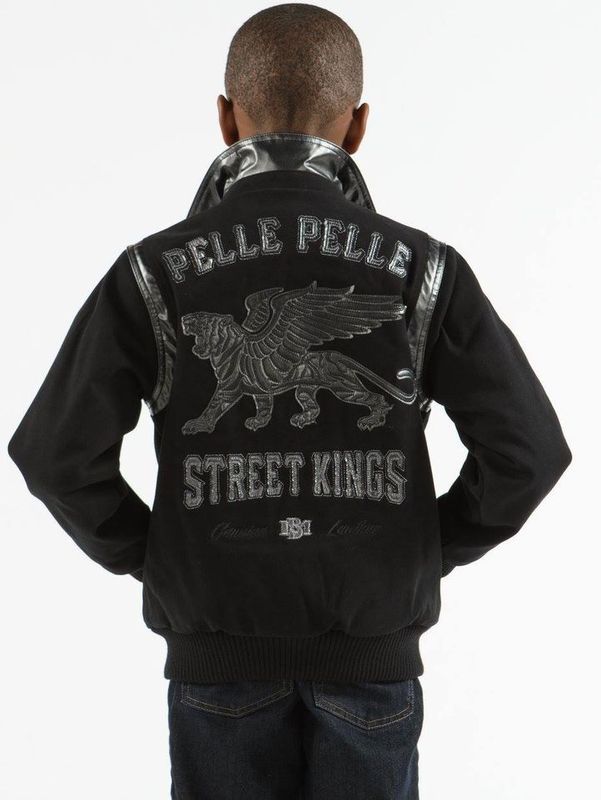 Pelle-Pelle-Kids-Street-Kings-Black-Jacket