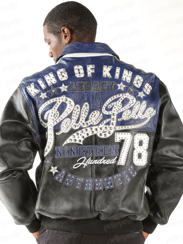 Pelle Pelle King of Kings 1978 Legacy Blue and Black Jacket