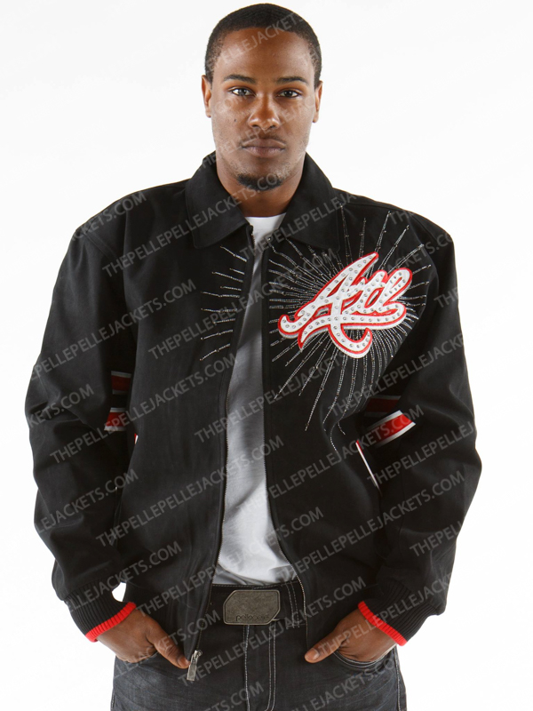 Pelle Pelle Mens Atlanta City Black Tribute Jacket
