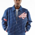 Pelle Pelle Mens Atlanta City Tribute Blue Jacket