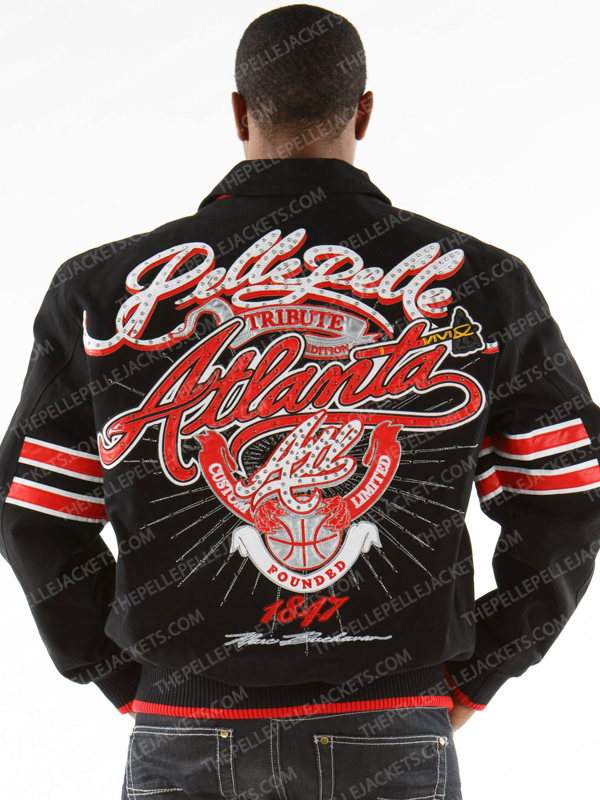 Pelle Pelle Mens Atlanta City Tribute Black Jacket