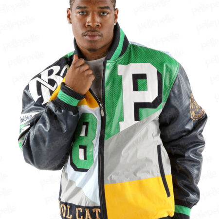 Pelle Pelle Mens Black Slam Dunk Jacket