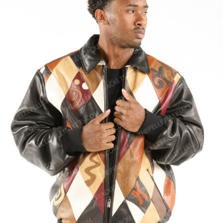Pelle Pelle Mens Diamonds Brown Jacket