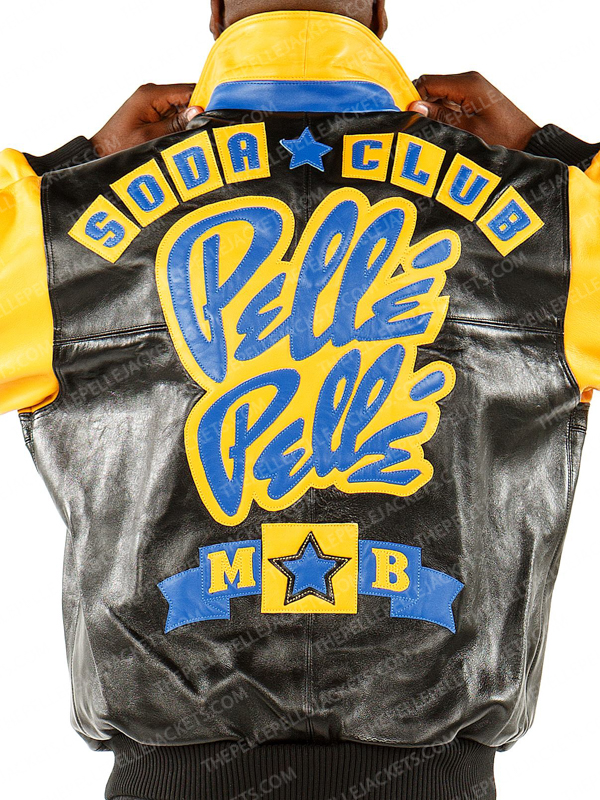 Pelle Pelle The Original Soda Club Yellow Leather Jacket