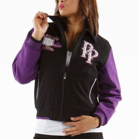 Pelle Pelle Womens Heritage Purple & Black Jacket