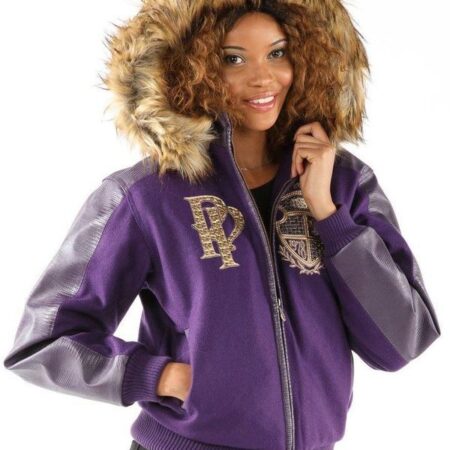 Pelle Pelle Womens Marc Buchanan Purple Jacket