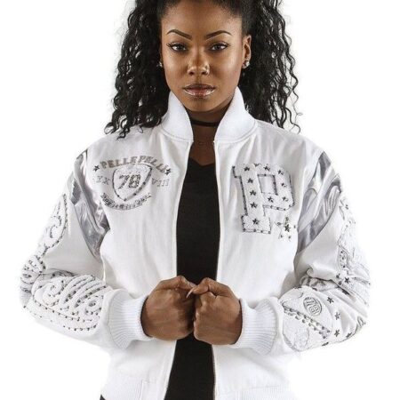 Pelle Pelle Womens Queen of Thrones White Jacket