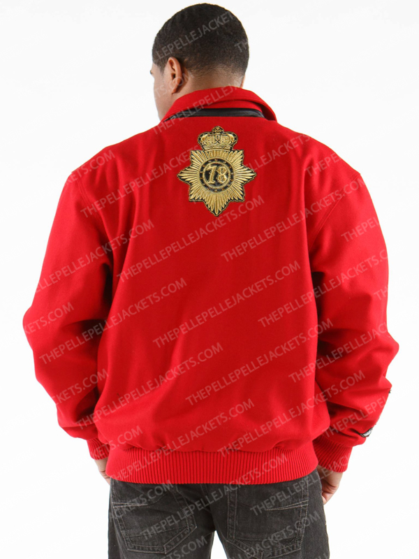Pelle Pelle Mens Authentic Signature 1978 Red Coat