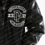 Pelle Pelle Mens Panther Wool Black Jacket