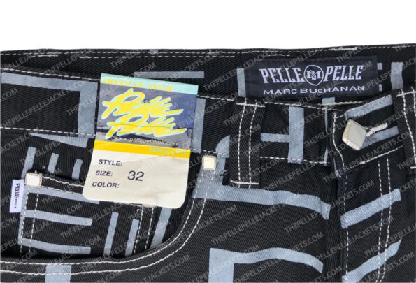 Pelle Pelle Sick Art Monogram Hip Hop Baggy Jeans