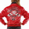 Pelle Pelle Womens American Rebel Red Leather Jacket