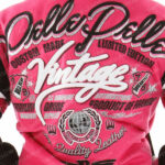 Pelle Pelle Womens Premium Vintage Wool 1978 Pink Coat