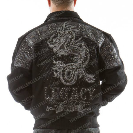 Pelle Pelle Limited Edition Dragon Legacy Black Jacket