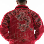 Pelle Pelle Limited Edition Dragon Legacy Red Wool Jacket
