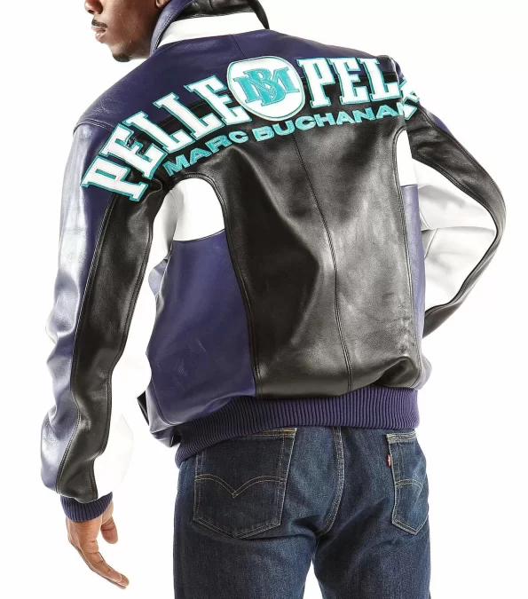 Pelle Pelle Marc Buchanan Blue Leather Jacket