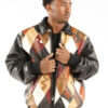 Pelle Pelle Mens Authentic Multicolor Jacket
