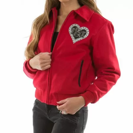 Pelle Pelle Red Heart Breaker Wool Jacket