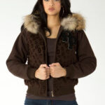 Pelle Pelle Womens Anniversary Brown Fur Jacket