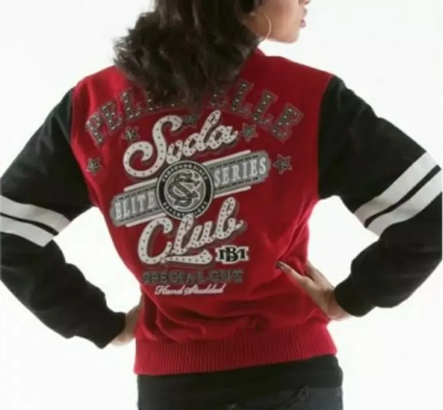Red Vintage Pelle Pelle Soda Club Jacket