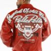 Pelle Pelle Greatest Of All Time Red Leather Jacket
