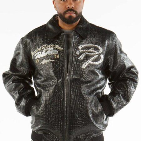 Pelle Pelle Greatest of All Time 1978 Black Leather Jacket