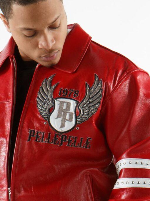 Pelle Pelle Legends Forever Red Jacket For Men