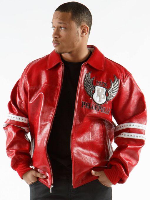 Pelle Pelle Legends Forever Red Leather Jacket