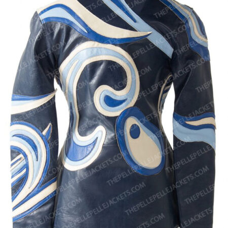 Pelle Pelle Womens Vintage Style Blue Jacket
