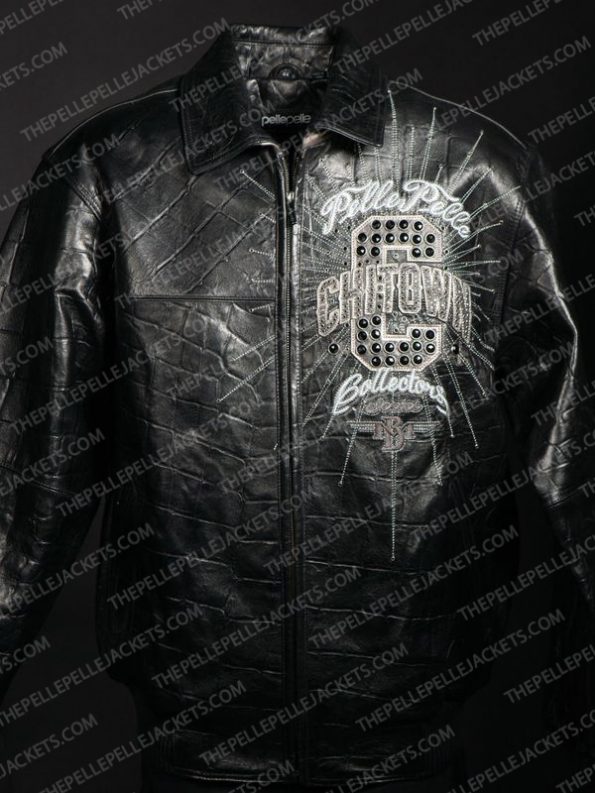 Chi-Town Pelle Pelle Black Leather Jacket