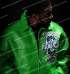 Chi-Town Pelle Pelle Green Leather Jacket