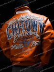 Chi-Town Pelle Pelle Orange Leather Jacket