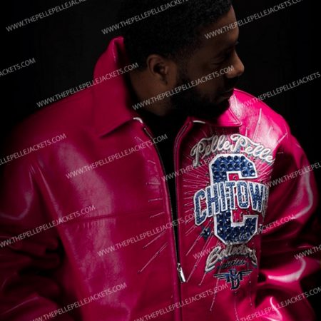 Chi-Town Pelle Pelle Pink Leather Jacket